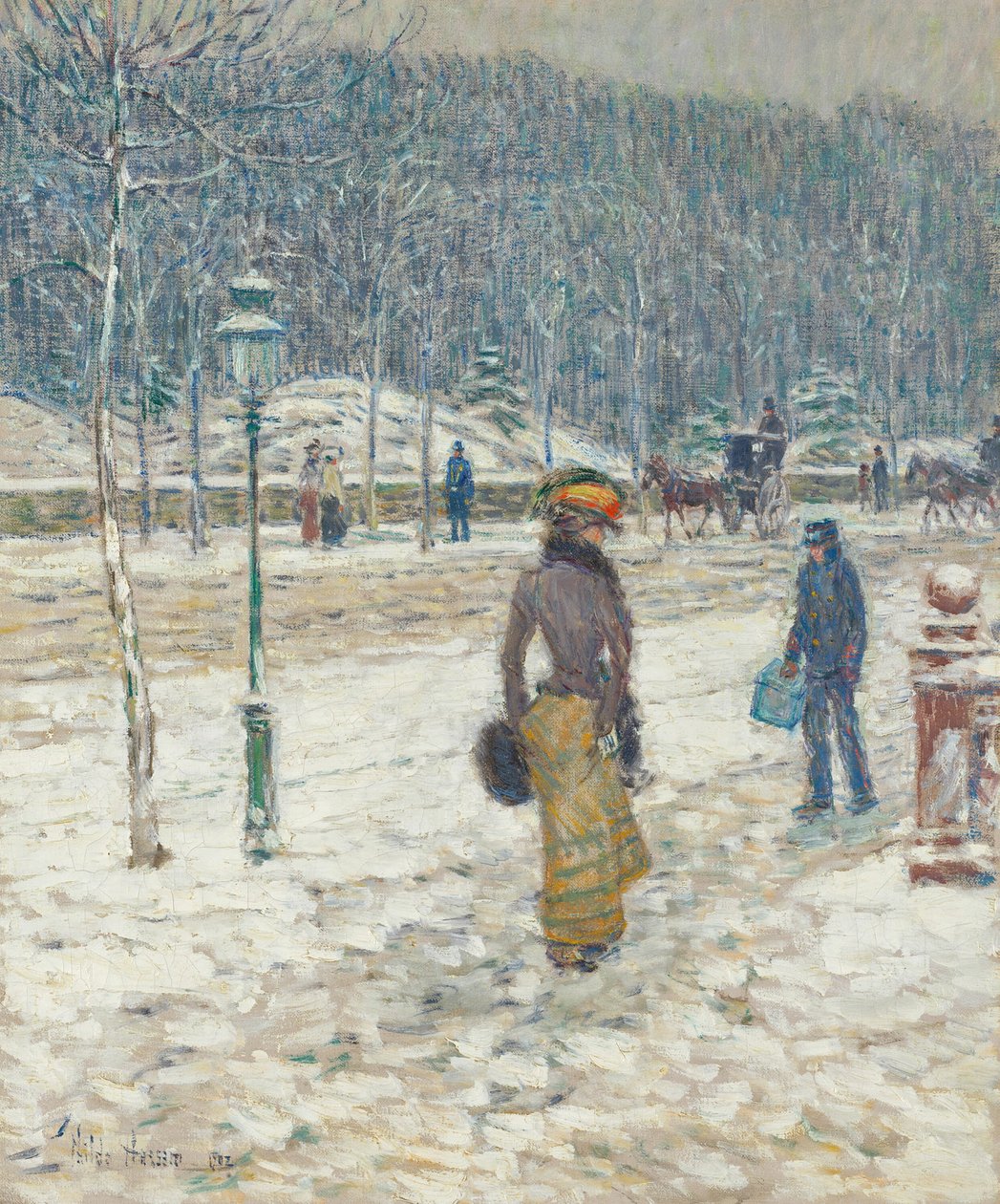 New York Street, 1902. av Frederick Childe Hassam