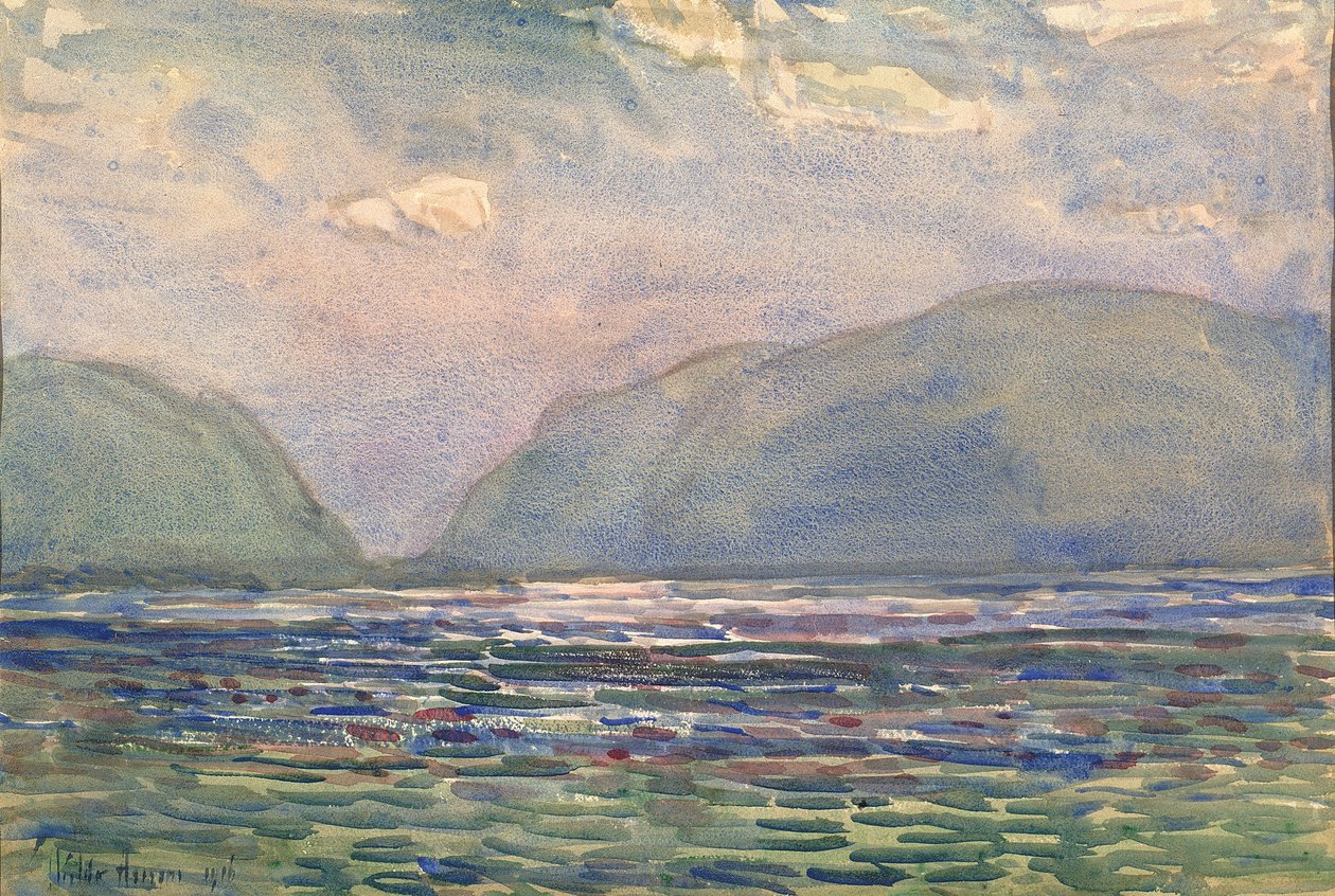Middag ovanför Newburgh, 1916. av Frederick Childe Hassam