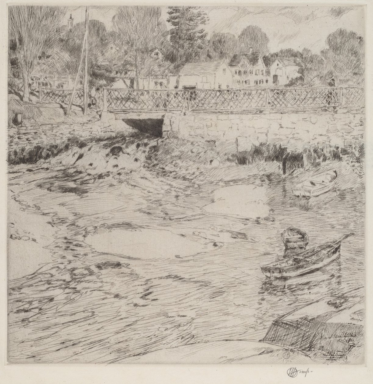 Gammal spets, 1915. av Frederick Childe Hassam