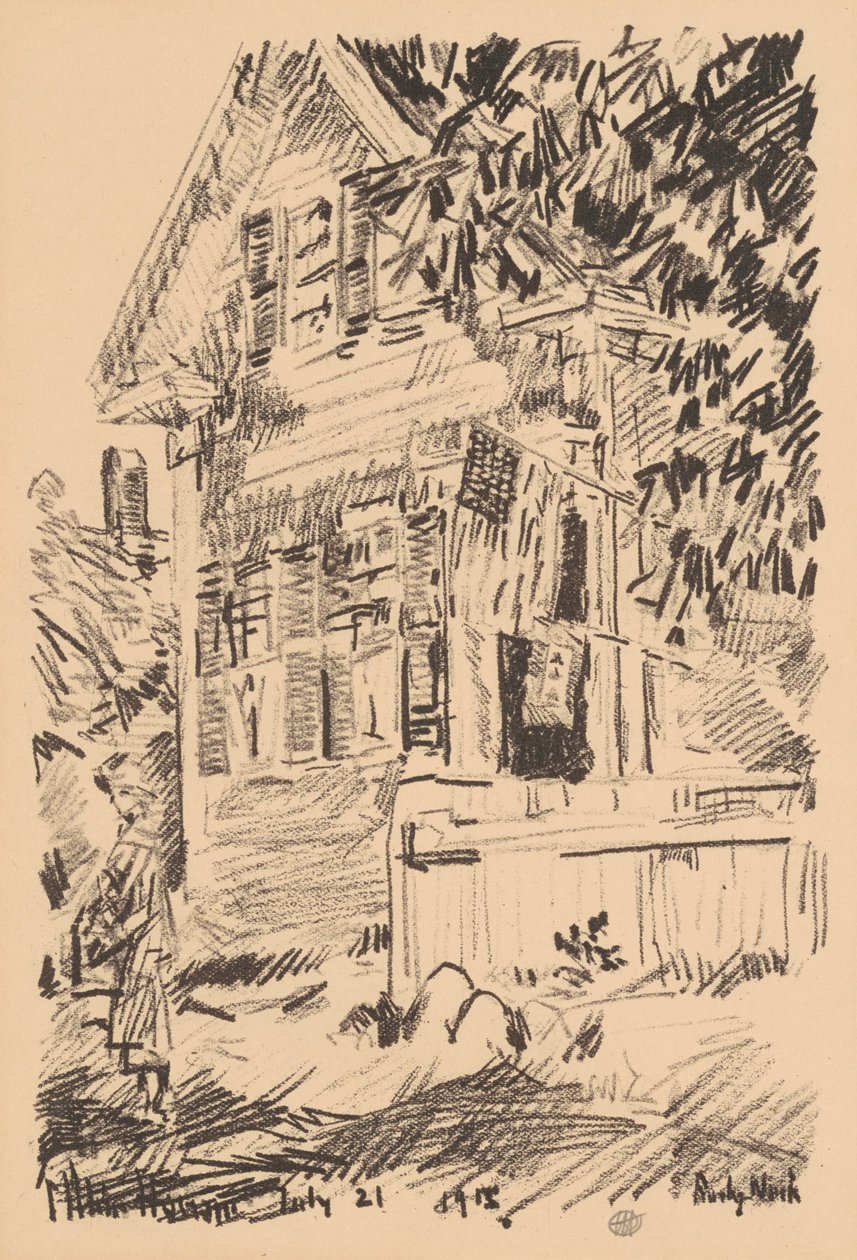 Serviceflaggan, 1918. av Frederick Childe Hassam