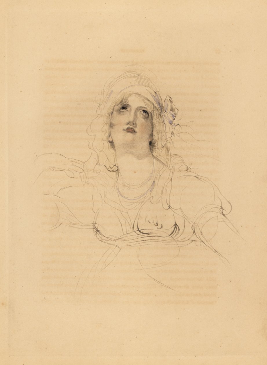 Porträtt av Lady Emma Hamilton, älskarinna till Horatio Nelson av Frederick Christian Lewis