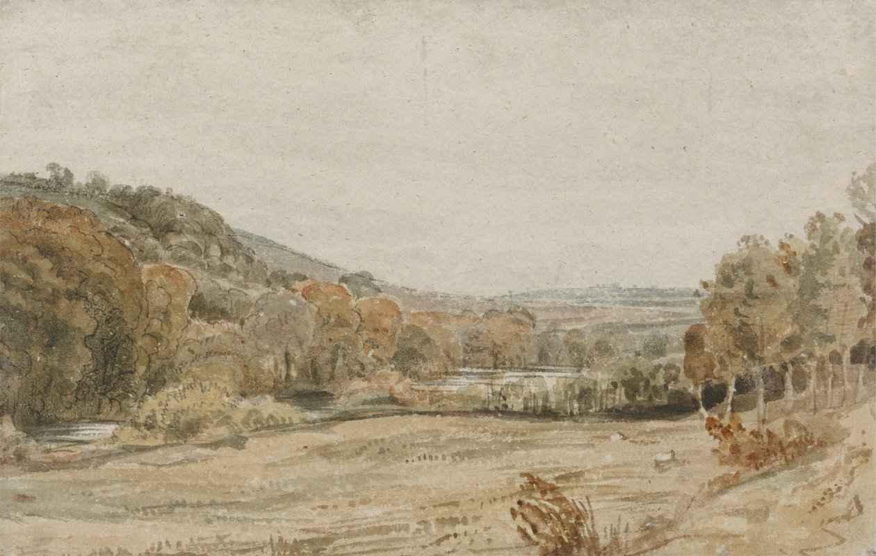 River Tamar, nära Endsleigh, Devon av Frederick Christian Lewis the Elder