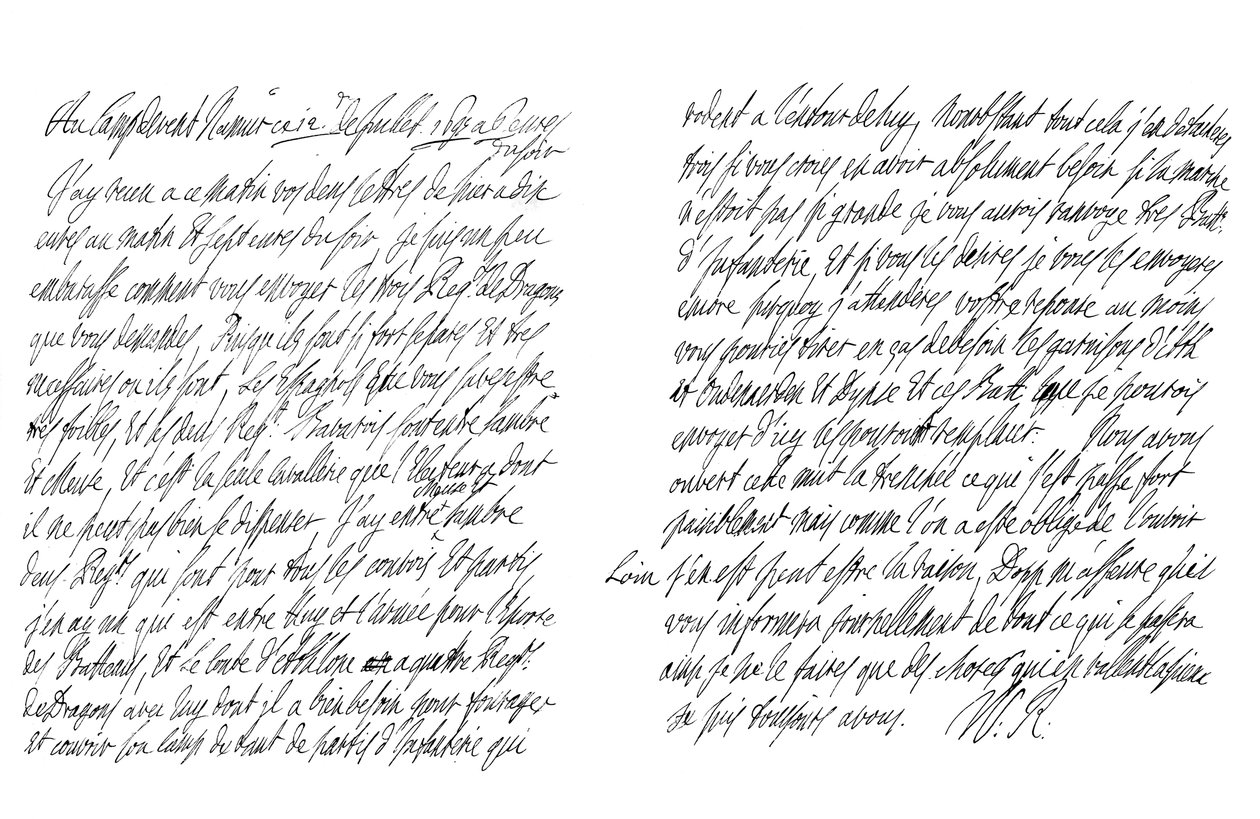 Brev av William III, kung av England, 1695 1865. av Frederick George Netherclift