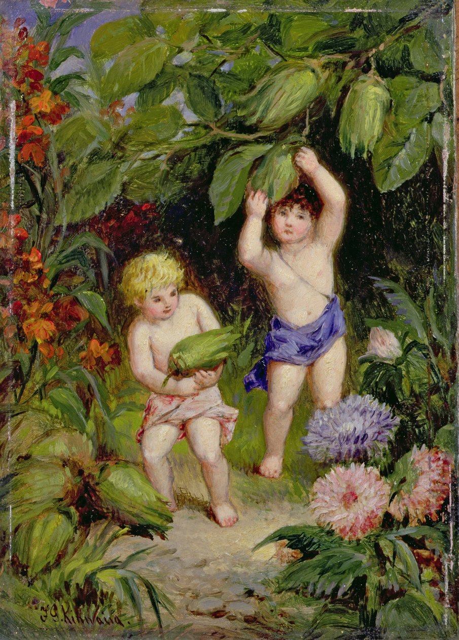 The Four Seasons: Höstolja ombord av Frederick Gerald Kinnaird
