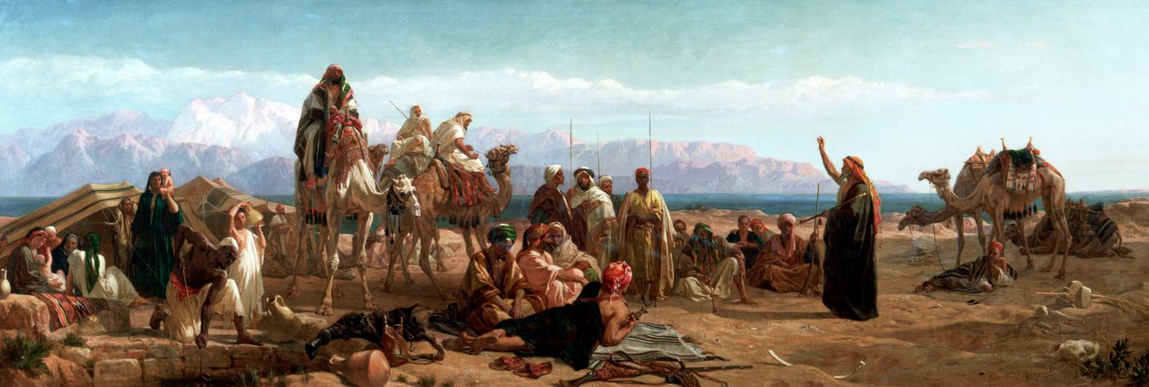 "Tidig morgon i Shurs vildmark", 1860 av Frederick Goodall