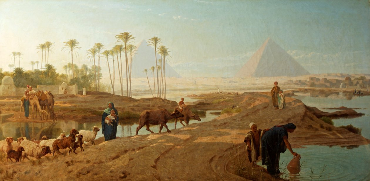 Understödjande av Nilen av Frederick Goodall