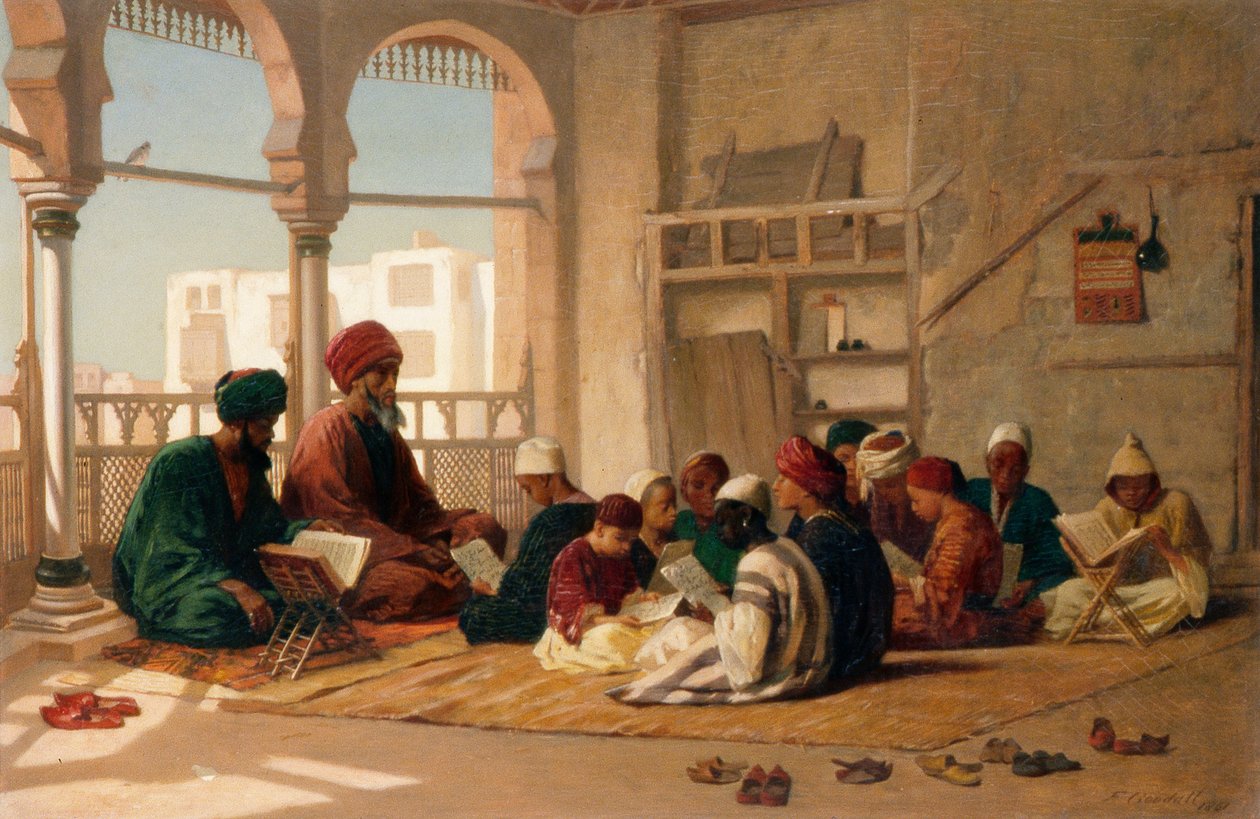 Sultan Hassans skola i Kairo av Frederick Goodall