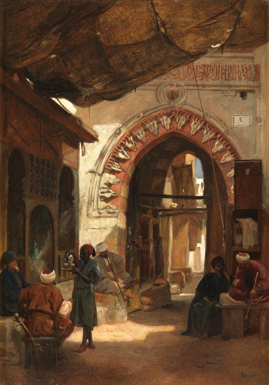 Stora basaren, Kairo av Frederick Goodall
