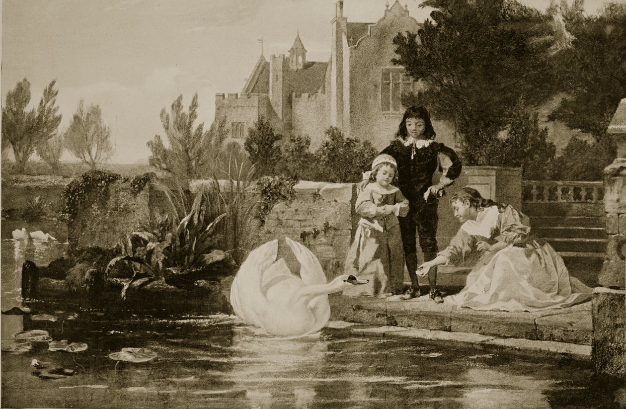 Charles I:s barn, illustration från 