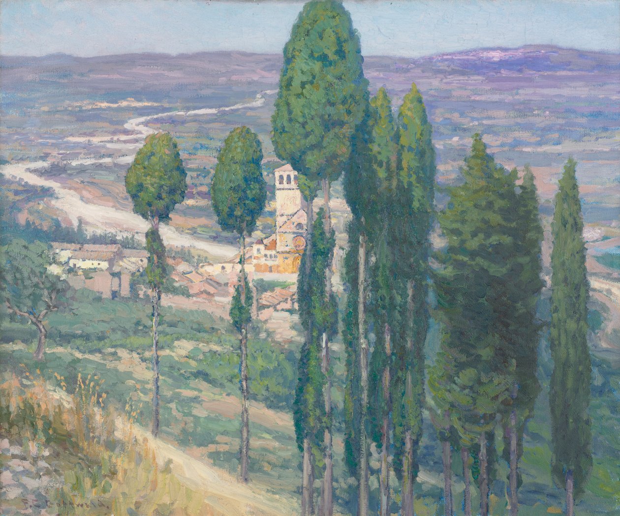 Umbriska dalen, Italien av Frederick Gottwald