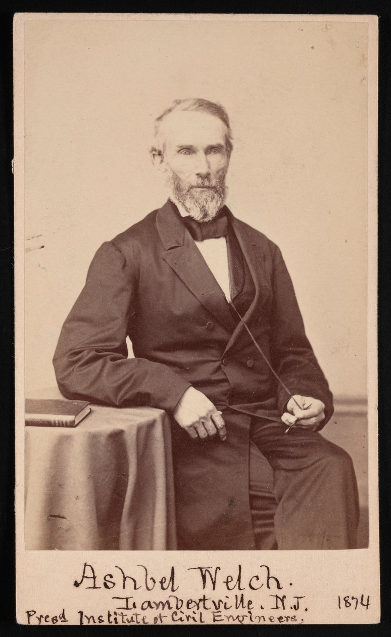 Porträtt av Ashbel Welch 1809-1882, maj 1874. av Frederick Gutekunst