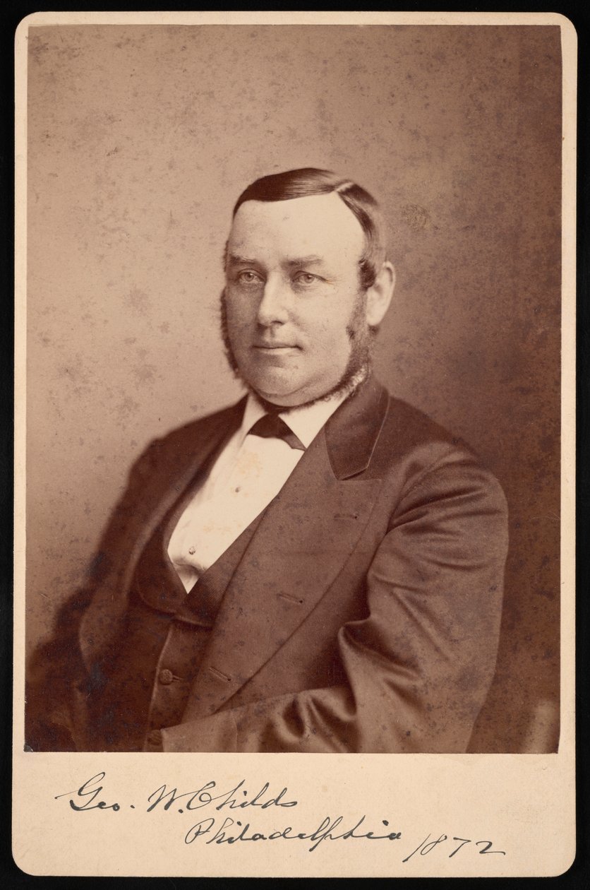 Porträtt av George William Childs 1829-1894, 1872. av Frederick Gutekunst