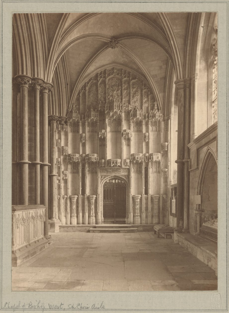 [Ely-katedralen, biskopens kapell] av Frederick H. Evans