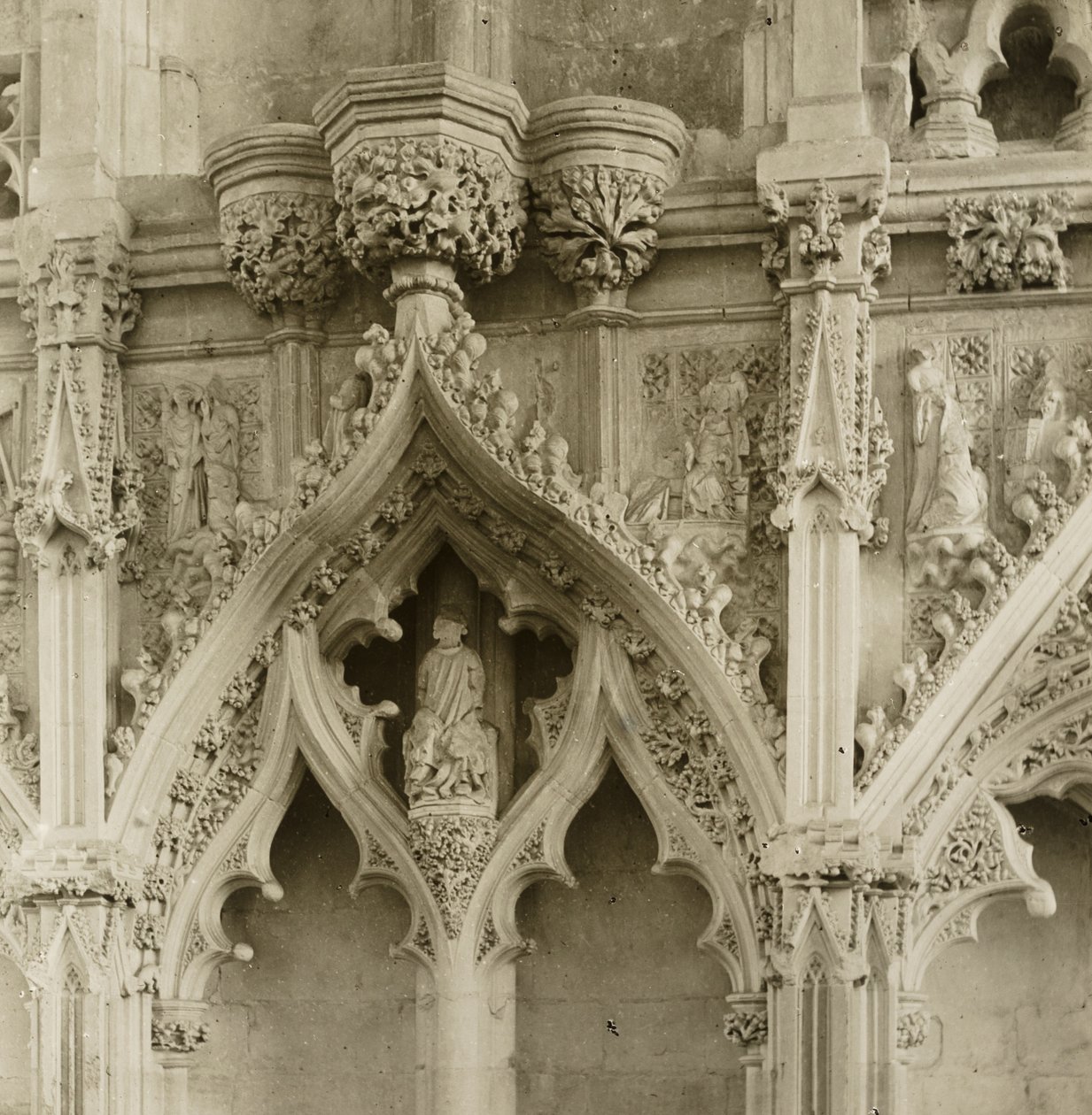 Katedralen i Ely: Lady Chapel, detaljer av Frederick H. Evans