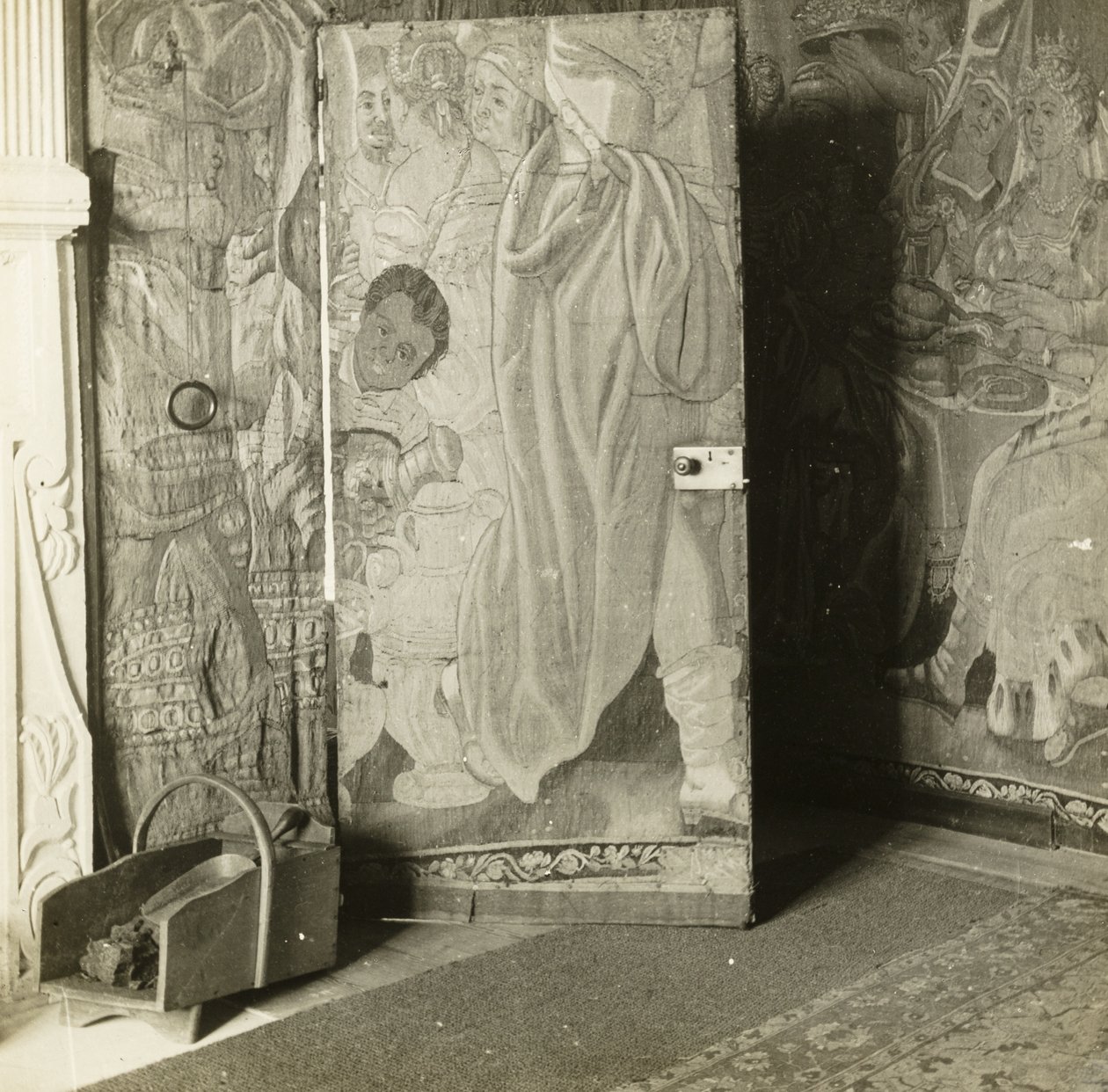 Kelmscott Manor: I rummet med gobelängvävnader av Frederick H. Evans