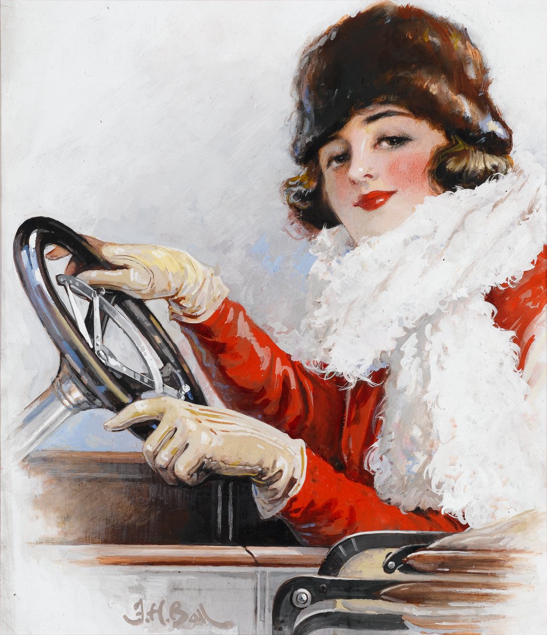 Dorothy Levitt, den snabbaste tjejen på jorden (wc på papper) av Frederick Hammersley Ball