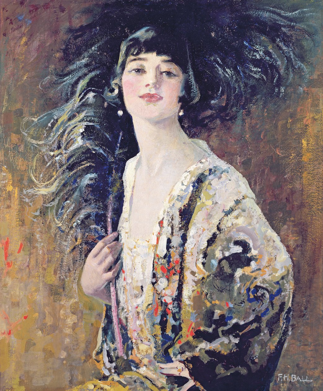 Den svarta fläkten, 1929 av Frederick Hammersley Ball
