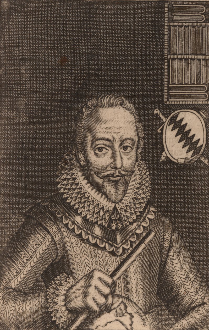 Porträtt av Sir Walter Raleigh, 1690-talet. av Frederick Hendrik van Hove