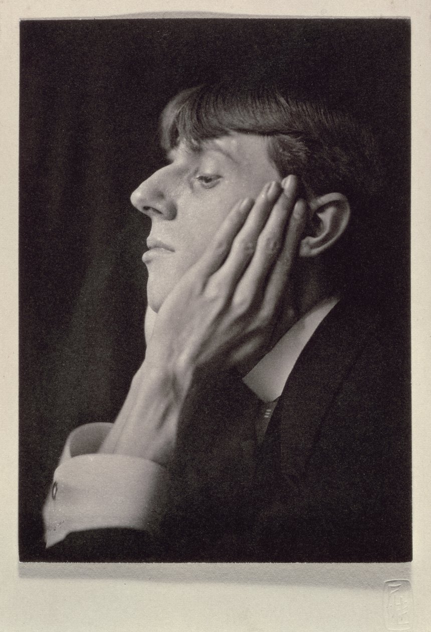 Porträtt av Aubrey Beardsley (1872-98) av Frederick Evans (1853-1943) (sepiafoto) av Frederick Henry Evans