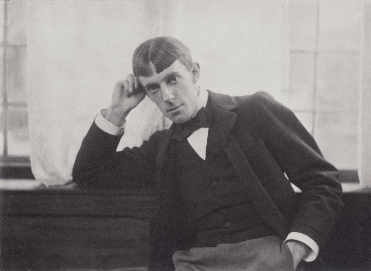Porträttfotografi av Aubrey Beardsley (1872-98) av Frederick Evans (1853-1943) av Frederick Henry Evans