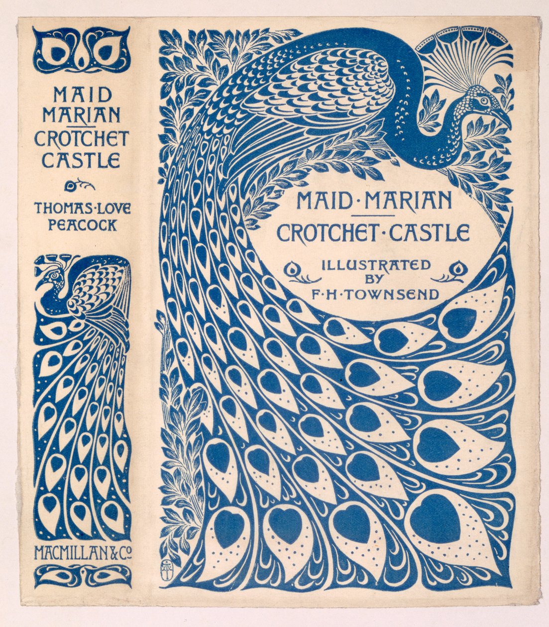 Bokomslag för "Maid Marian" och "Crotchet Castle" av Thomas Love Peacock, utgiven 1900 av Frederick Henry Townsend