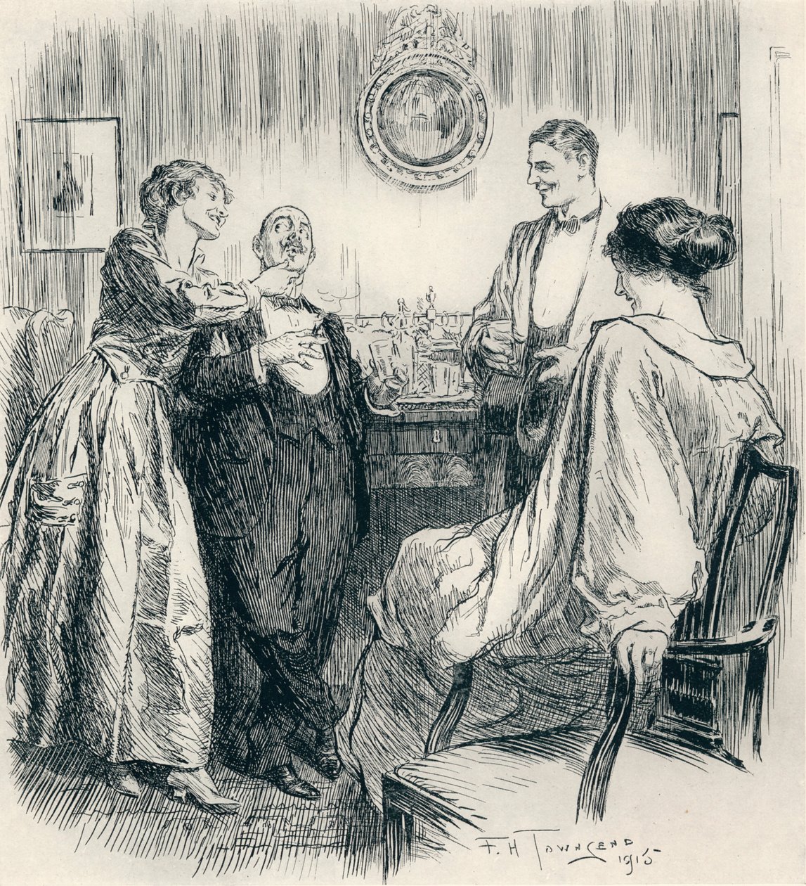 Juli 1915 - Etapp sex, c1920 av Frederick Henry Townsend