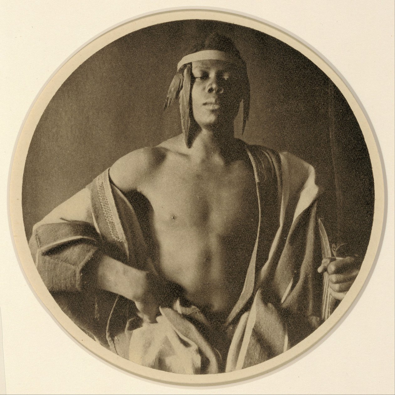 En etiopisk hövding, 1887 av Frederick Holland Day
