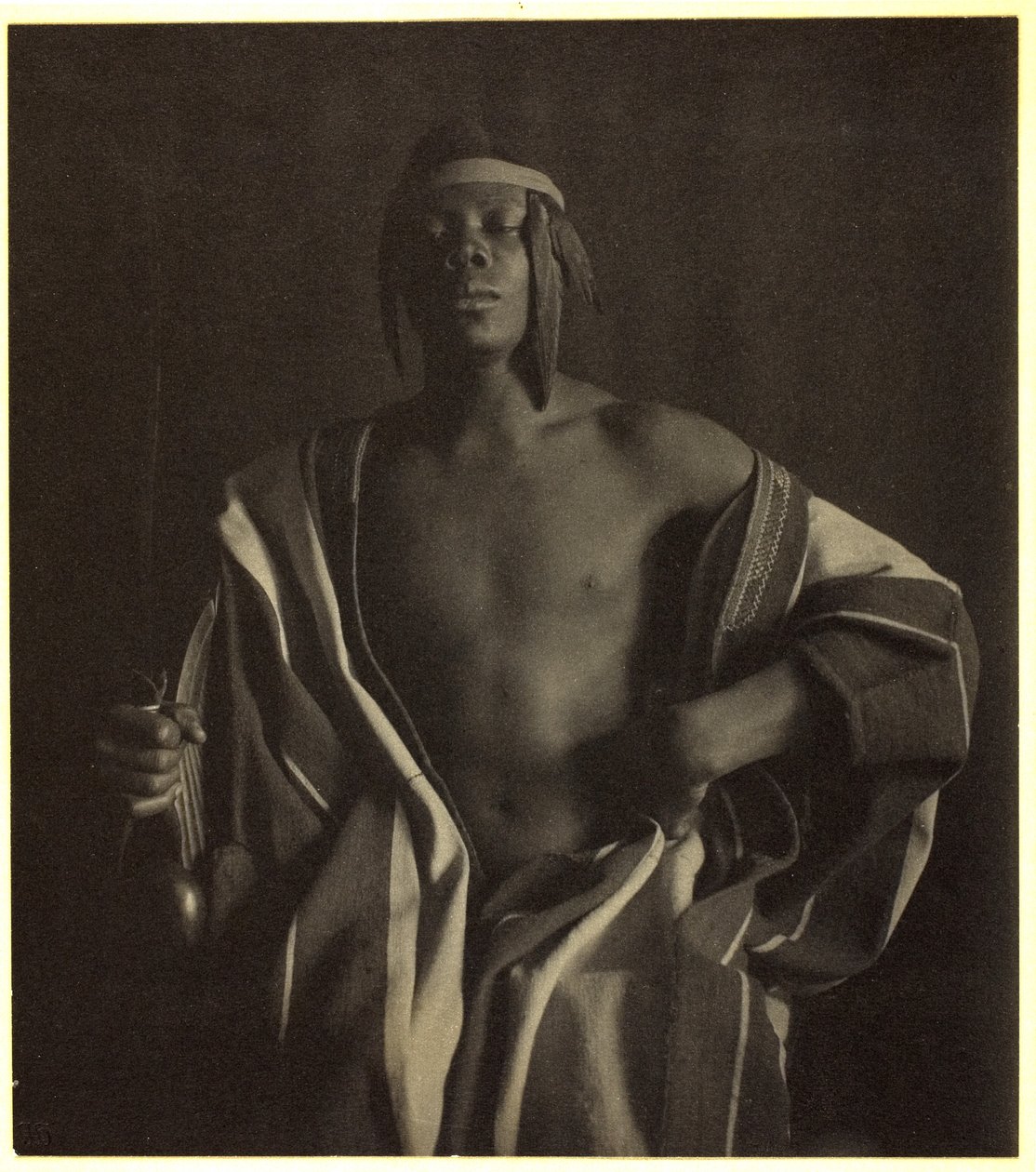 Den etiopiske hövdingen, 1897, tryckt ca av Frederick Holland Day