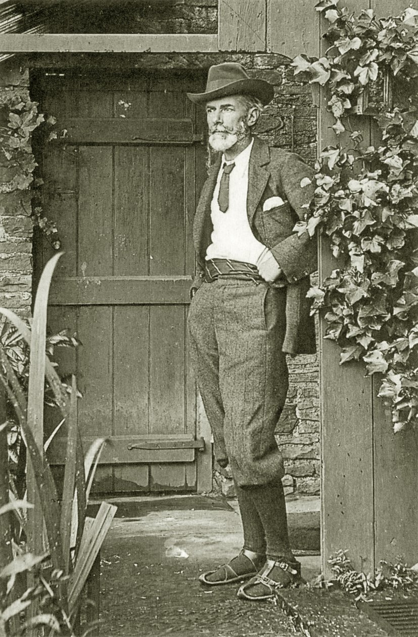 Porträtt av Edward Carpenter ca 1905 av Frederick Holland Day