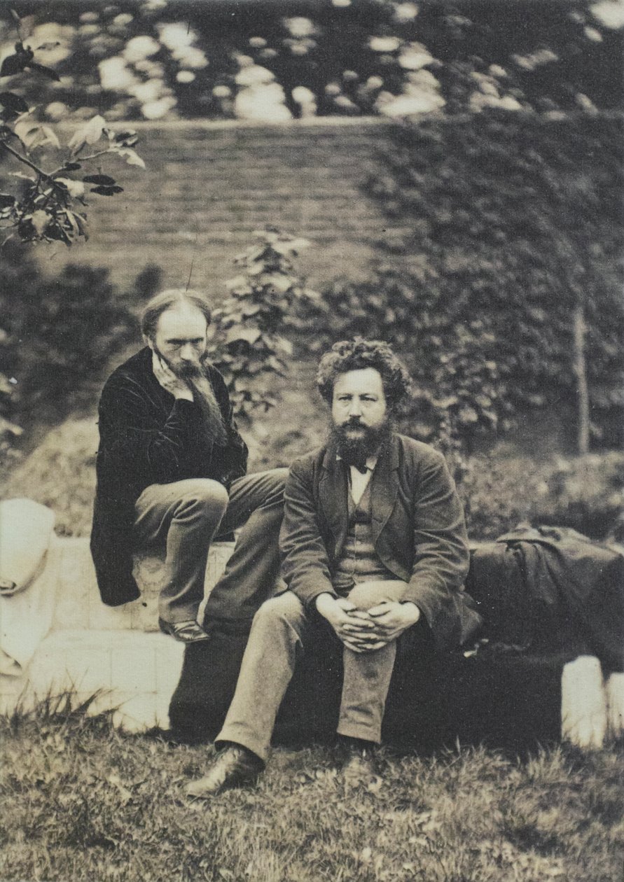 Edward Burne Jones och William Morris, William Morris Gallery, London (fotografi) av Frederick Hollyer
