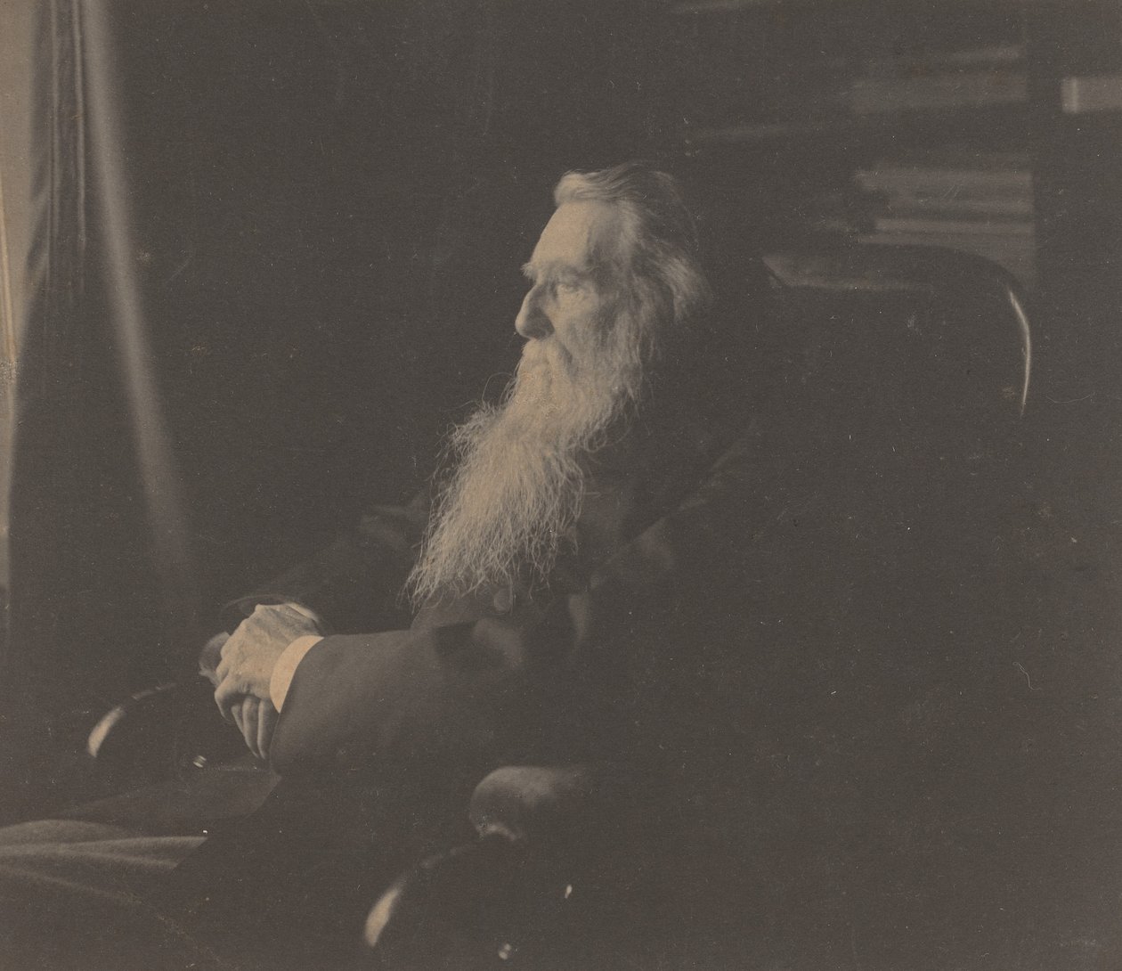 John Ruskin, ca. 1880-talet. av Frederick Hollyer
