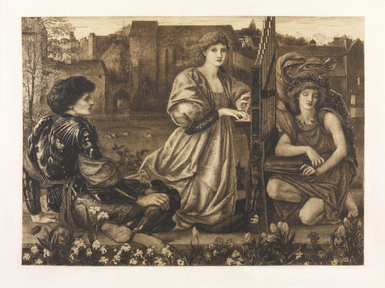 Kärlekens sång (platina) av Frederick Hollyer