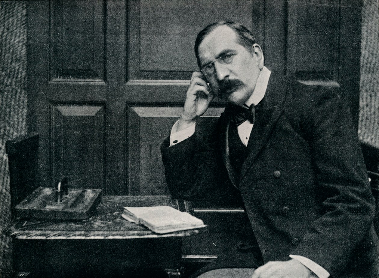 Porträtt av den sene herr Gleeson White, c1898 av Frederick Hollyer