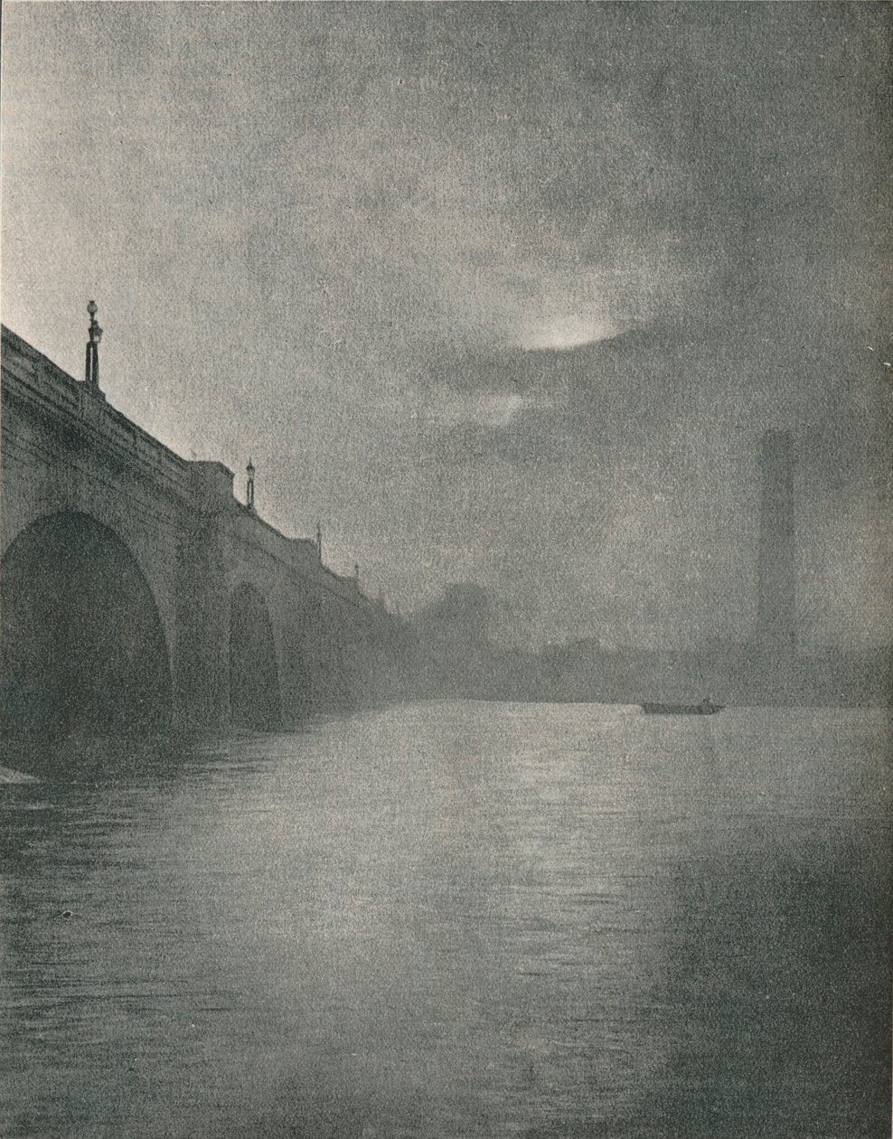 Waterloo Bridge, 1877 av Frederick Hollyer