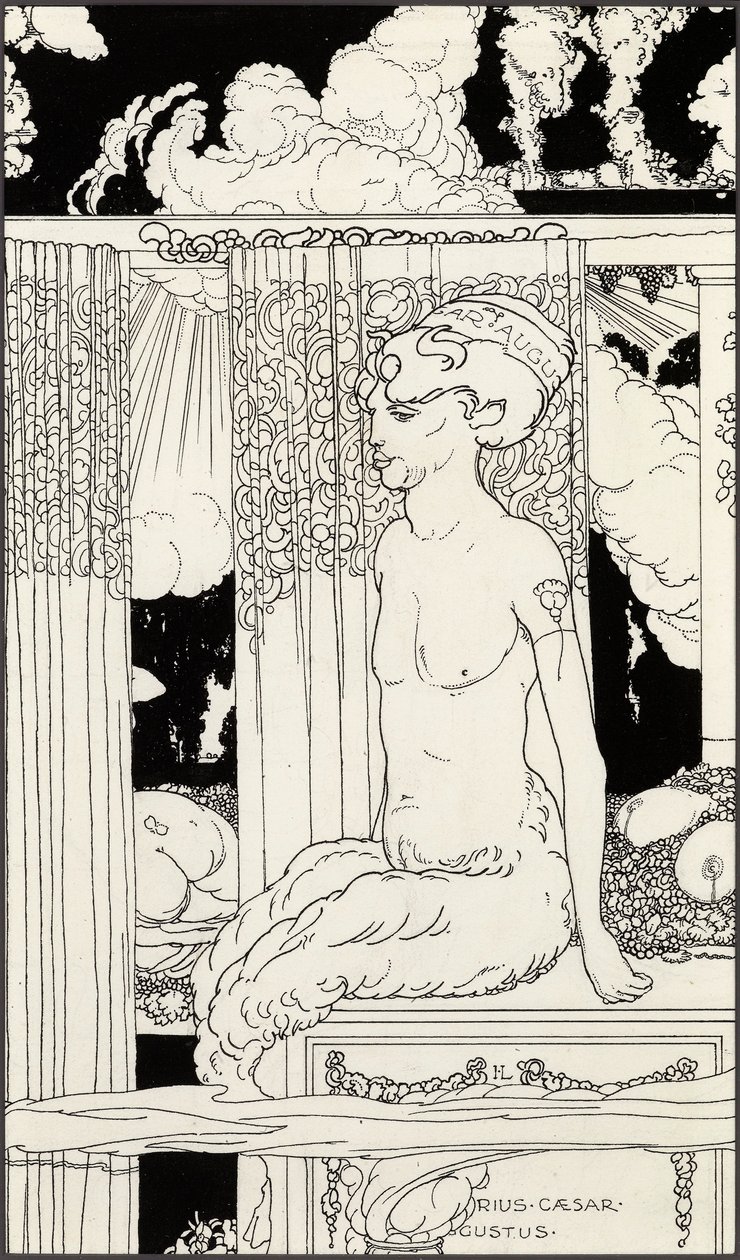 Guldfaunen Tiberius, c.1910 av Frederick Ilbery Lynch
