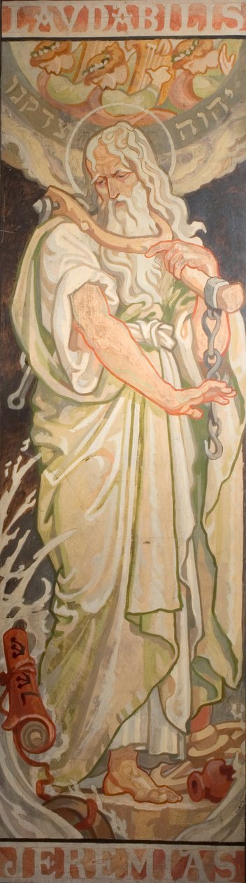 Profeter från Gamla testamentet: Jeremia, ca 1910 av Frederick James Sheilds