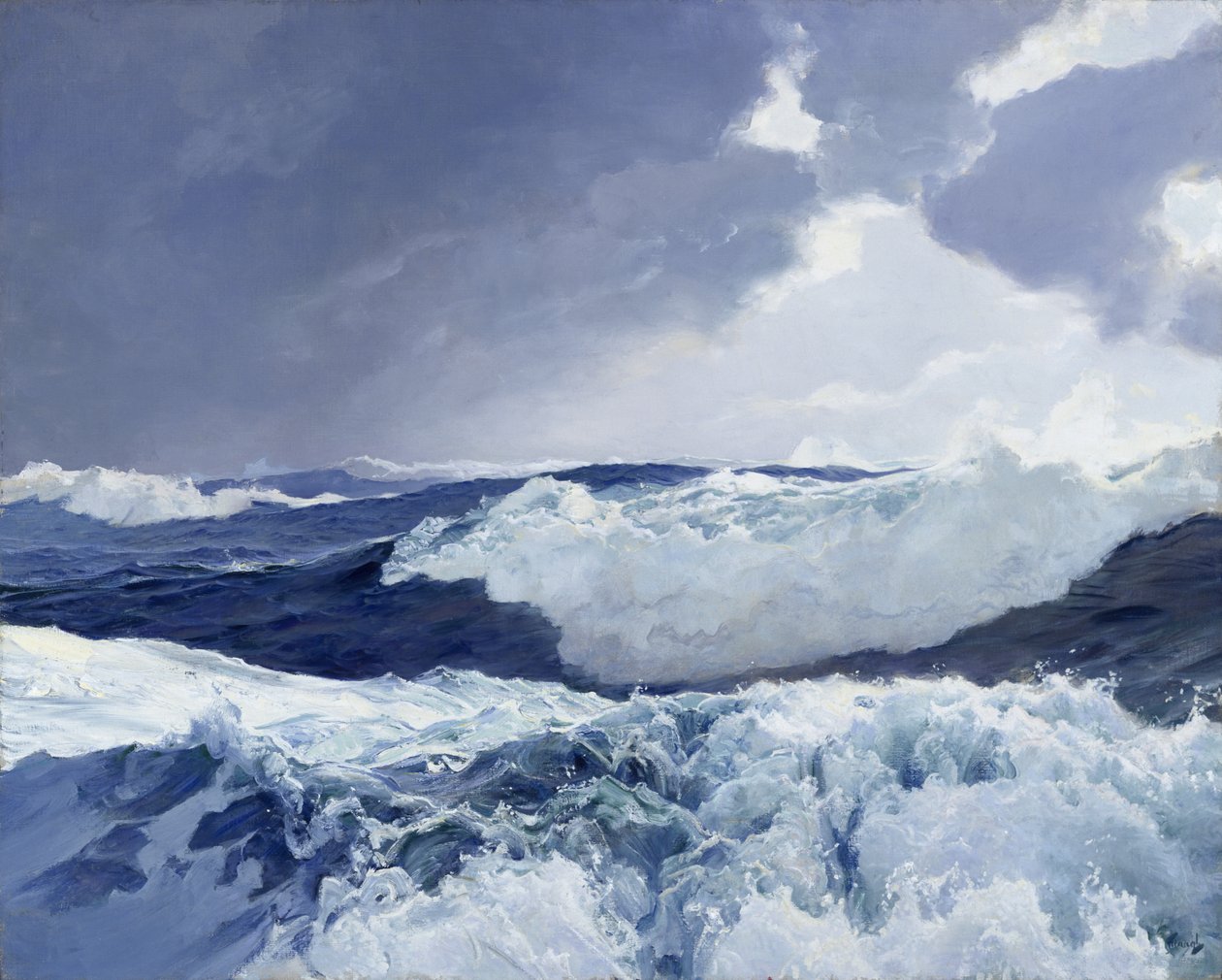 Mid Ocean av Frederick Judd Waugh
