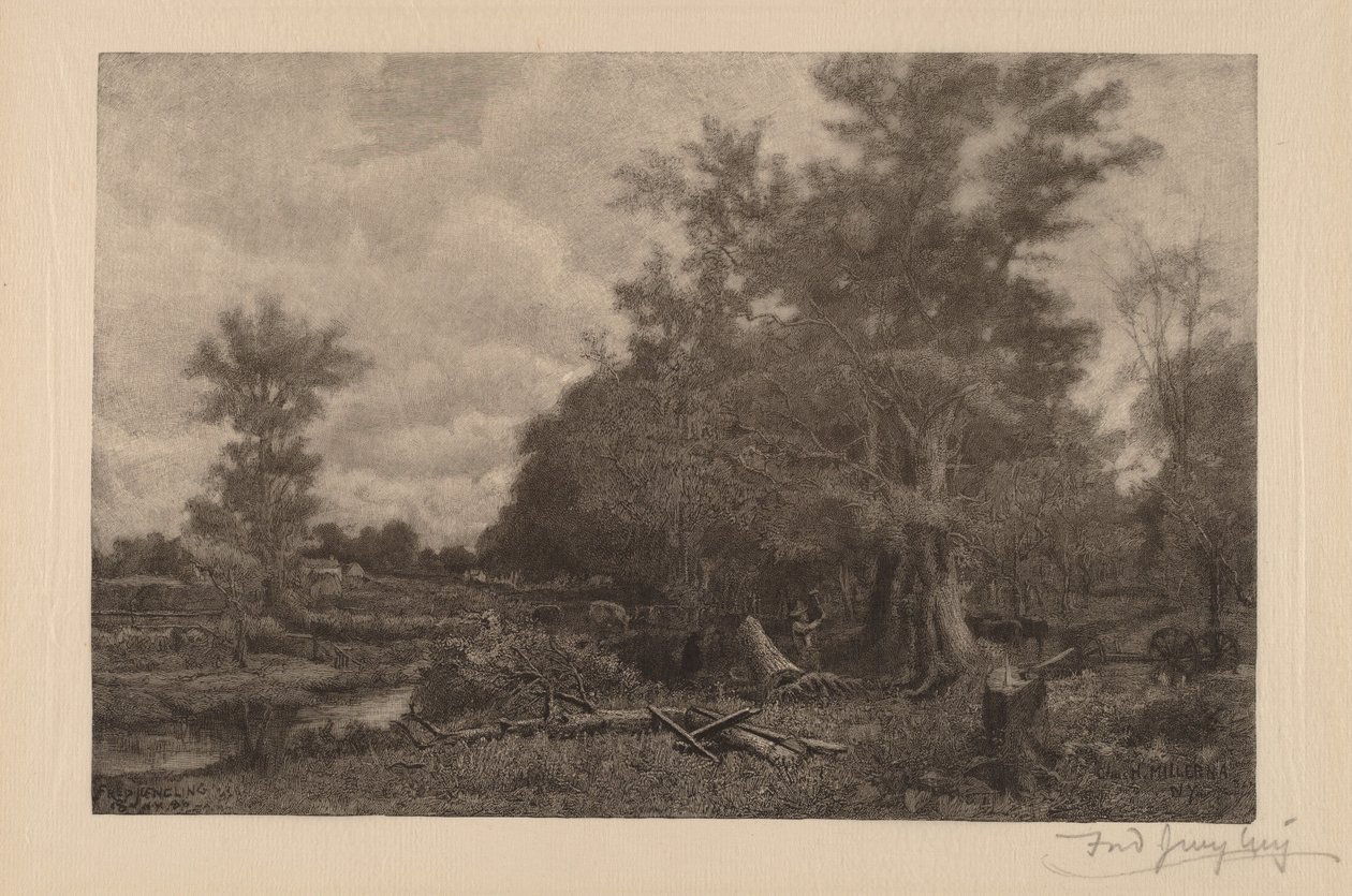 Namnlös (New York Landscape) av Frederick Juengling