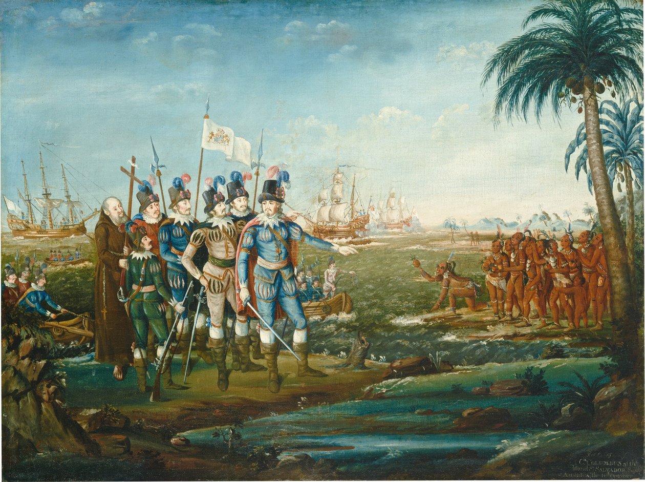 Christopher Columbus första landning av Frederick Kemmelmeyer