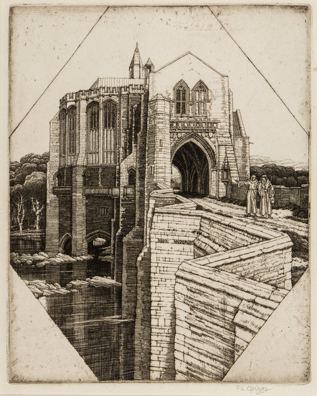 St Botolphs Bridge nr 2, 1936-37 av Frederick Landseer Maur Griggs