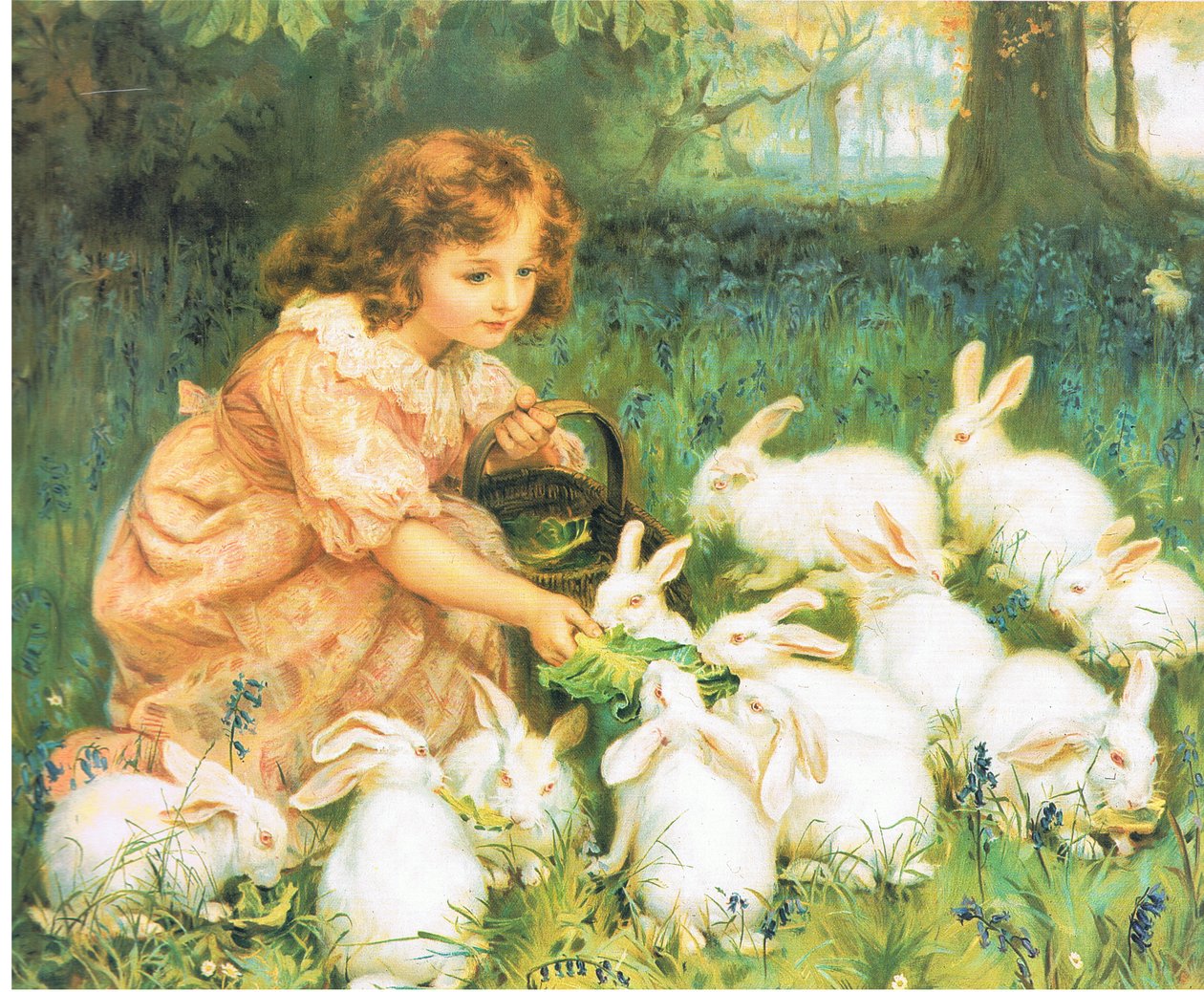 Alice i underlandet, från källa okänd av Frederick Morgan