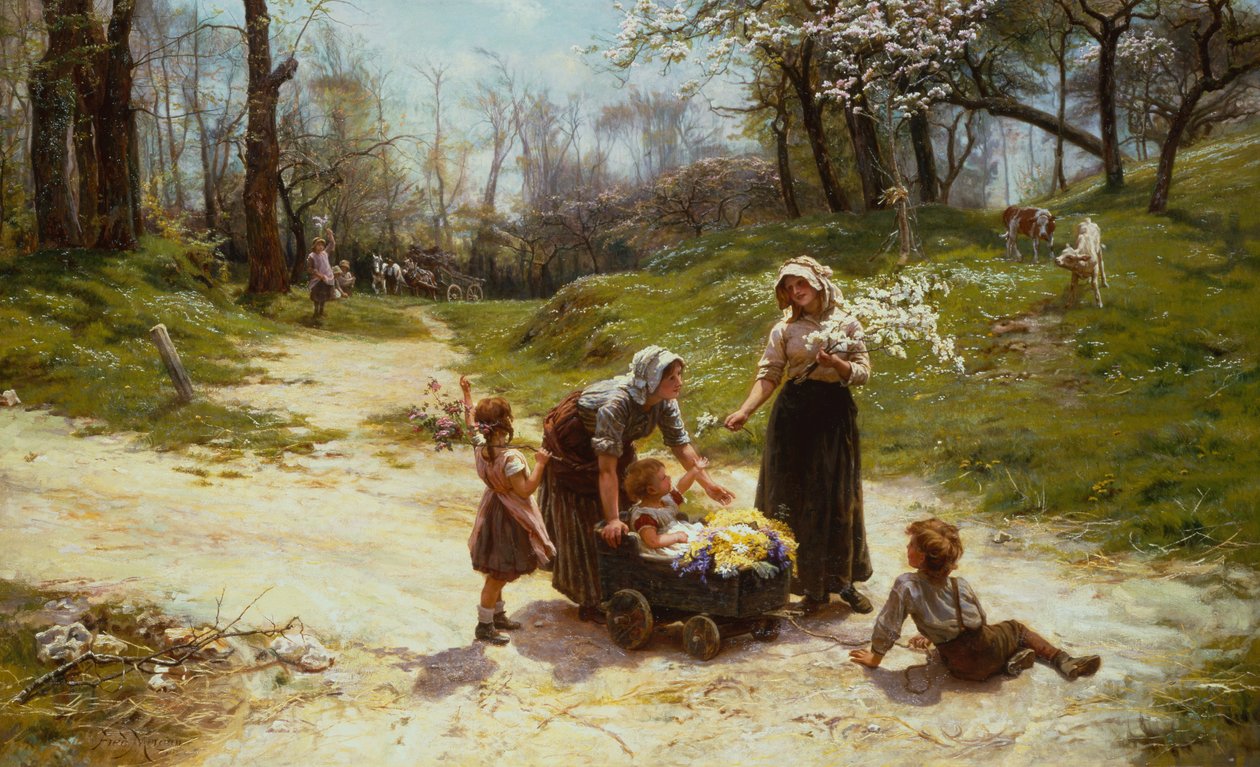 maj (olja på duk) av Frederick Morgan