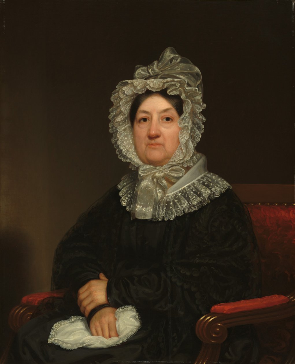 Frances Ludlum Morris (fru Robert Morris) () av Frederick R. Spencer
