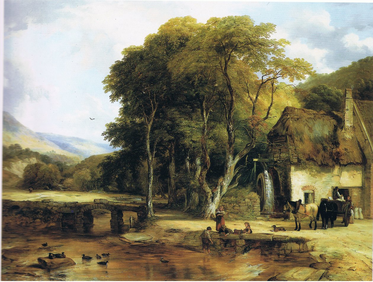 Devonshire landskap av Frederick Richard Lee