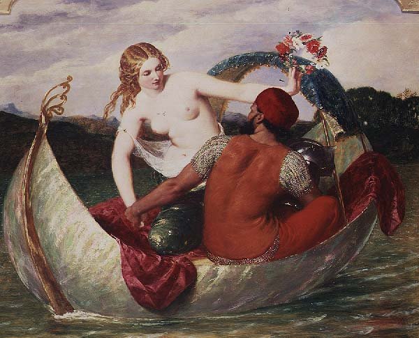Pärlbåten, ca 1845 av Frederick Richard Pickersgill