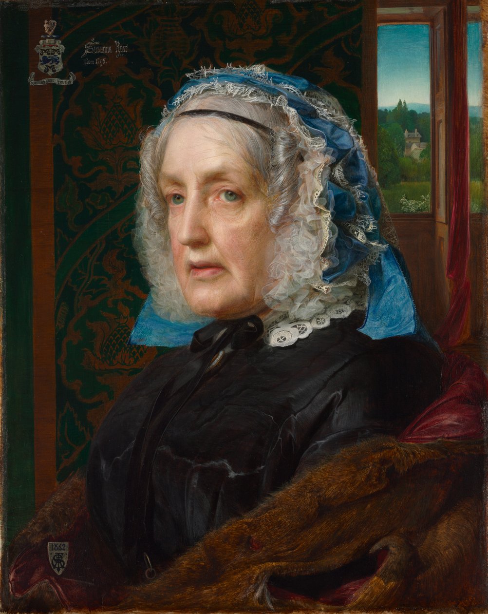 Porträtt av Susanna Rose av Frederick Sandys