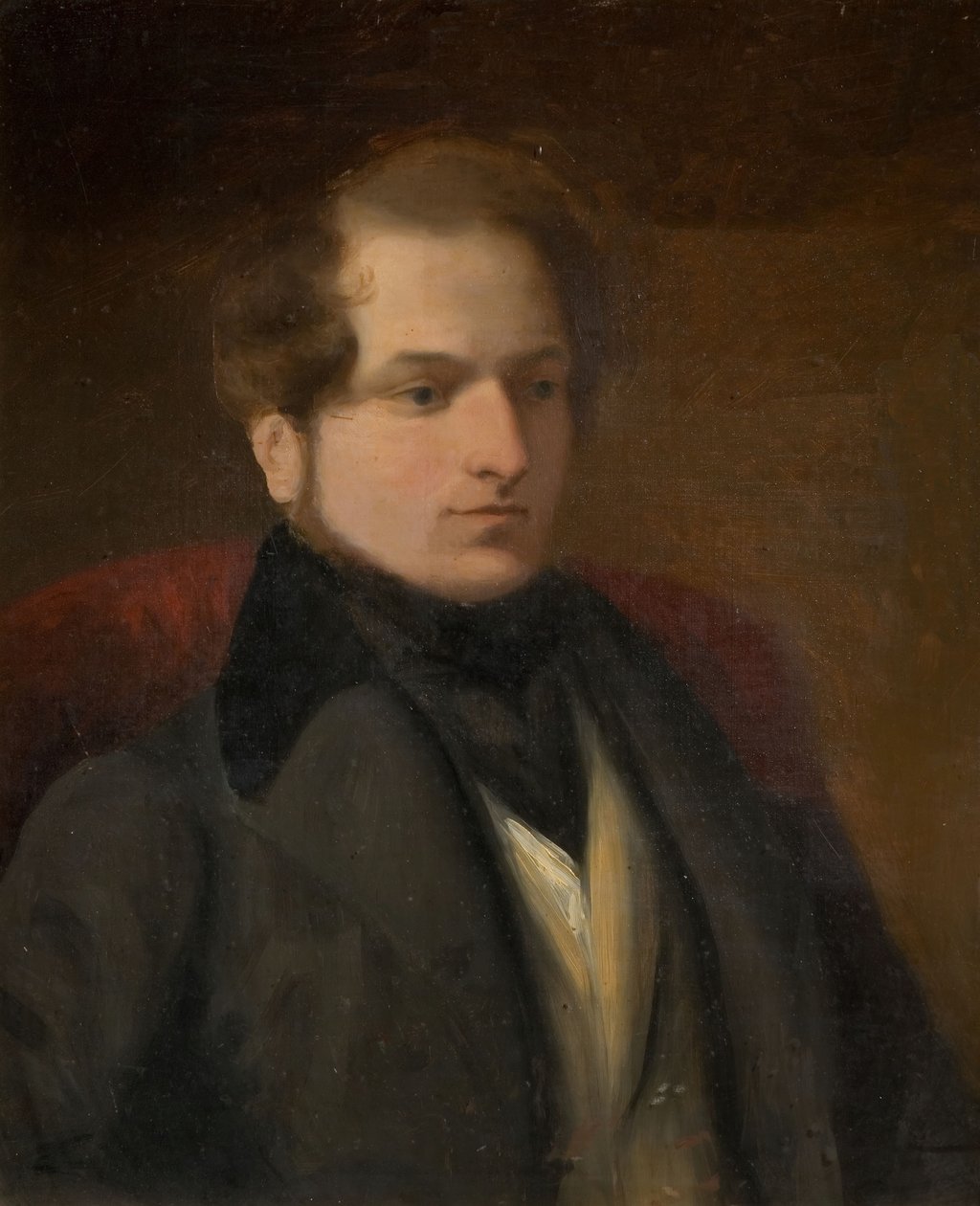 Porträtt av Samuel Rostill Lines, tidigt 1800-tal. av Frederick Thomas Lines