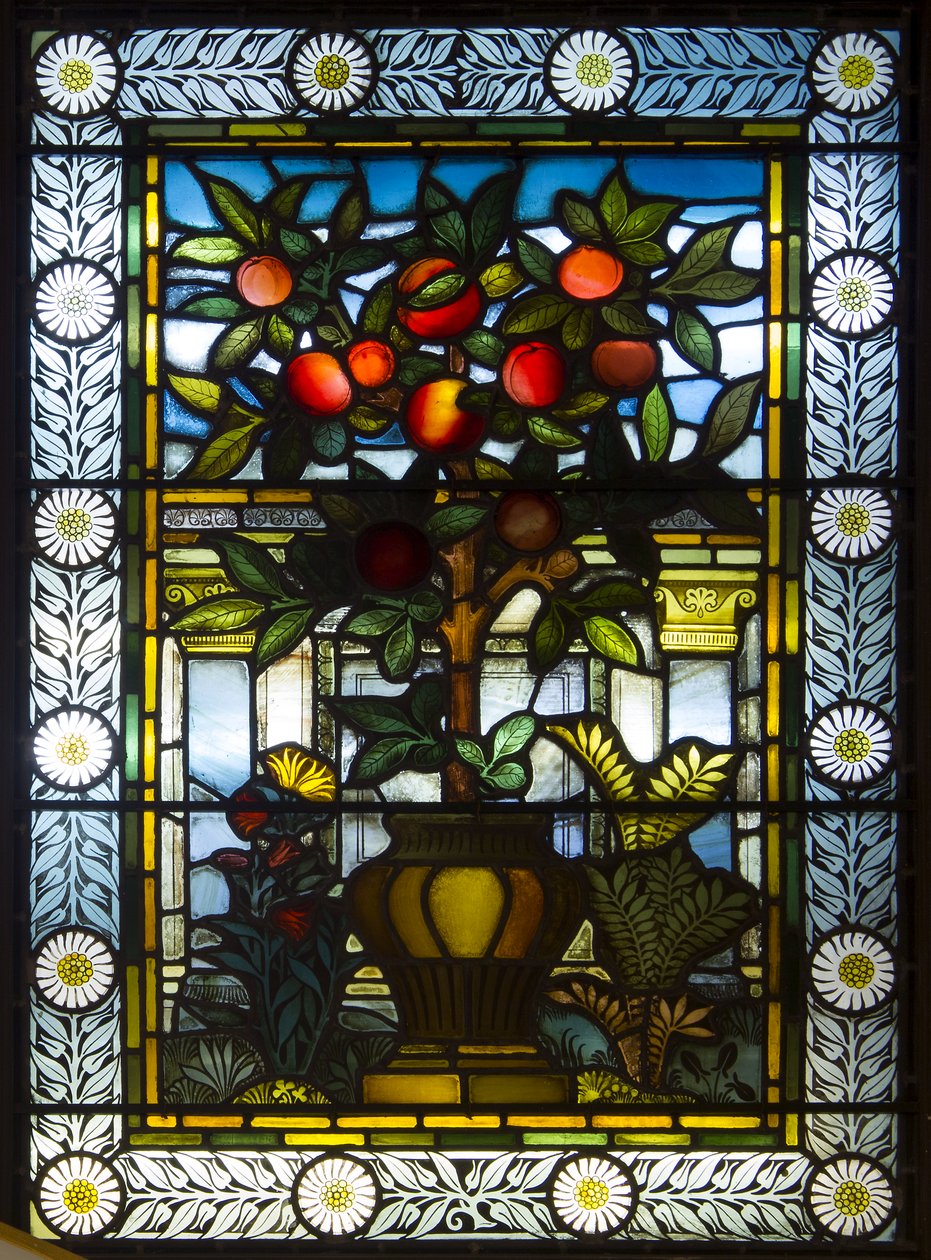 London, Thomas Goode Showroom, South Audley Street, GE Cooke, tillskriven Frederick Vincent Hart (1843-1914), Fruiting Shrub, 1876 av Frederick Vincent Hart