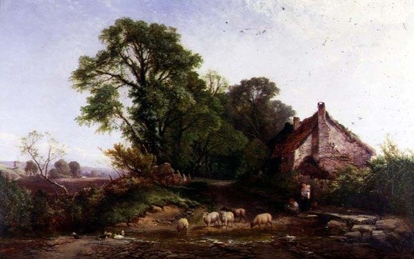 Nära Dedham, Essex av Frederick Waters Watts