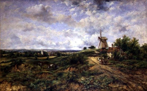 Utsikt över Hampstead Heath av Frederick Waters Watts